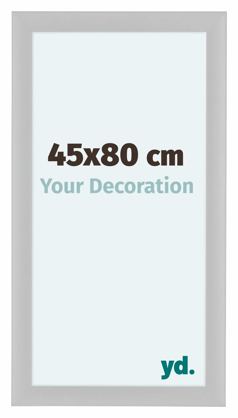 Bilderrahmen 45x80 cm - Weiß Matt - MDF - Como