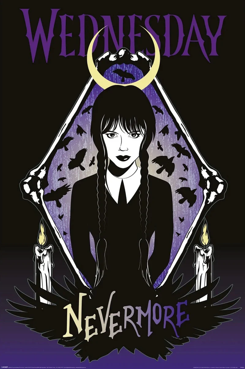 Poster Wednesday - Ravens 61x91,5cm