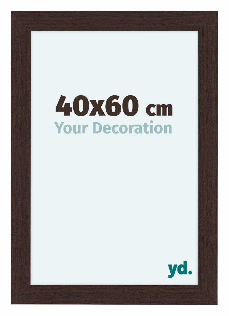 Bilderrahmen 40x60 cm - Eiche Dunkel - MDF - Como