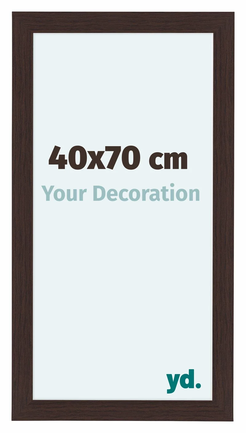 Bilderrahmen 40x70 cm - Eiche Dunkel - MDF - Como