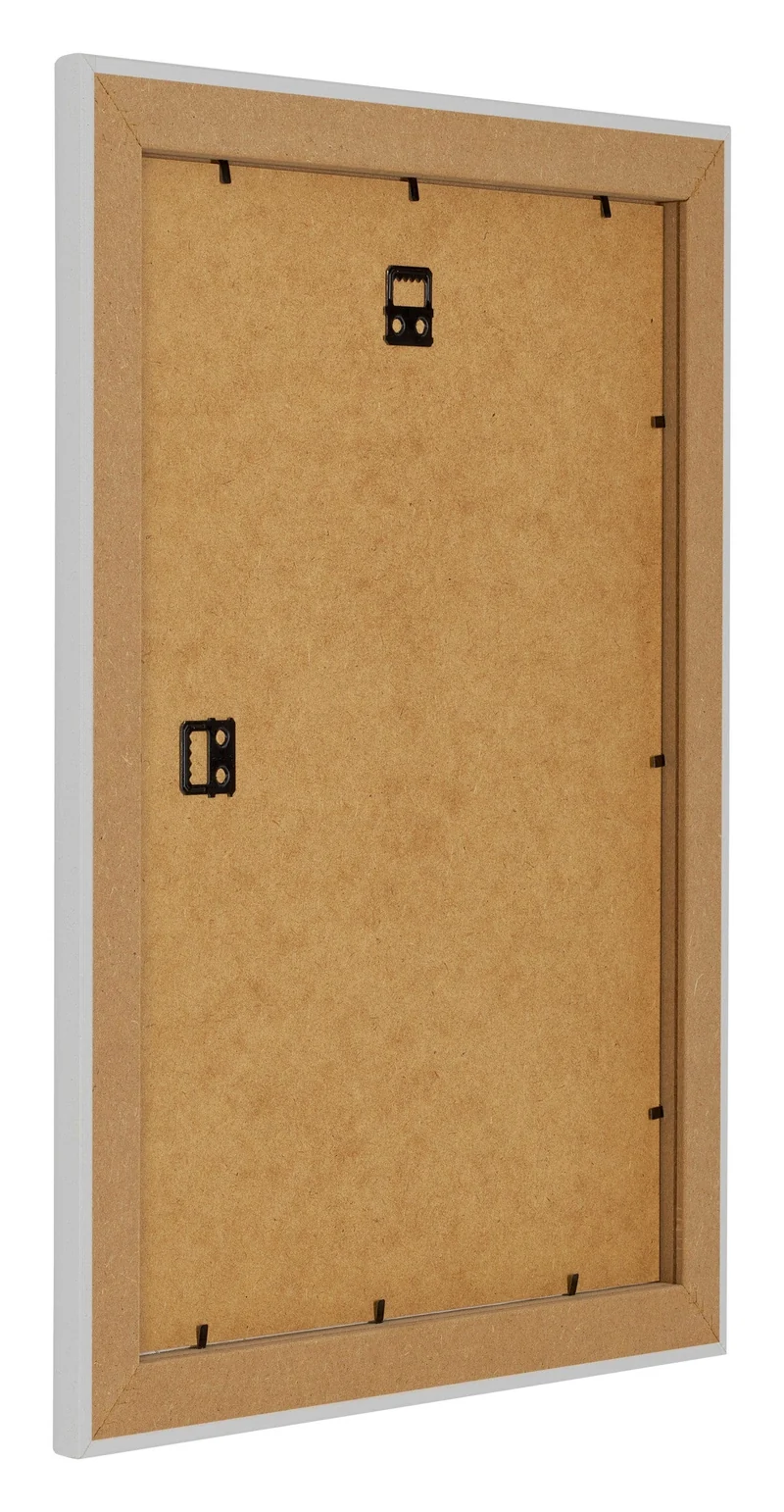 Bilderrahmen 18x24 cm - Weiß Matt - MDF - Como