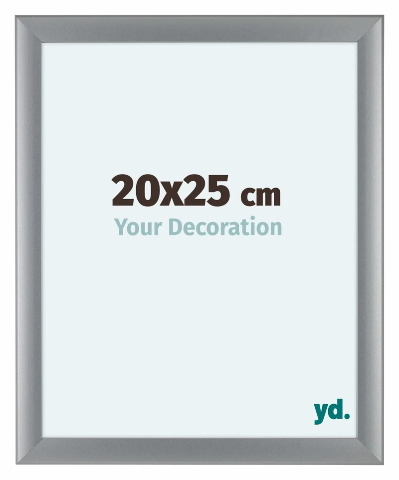 Bilderrahmen 20x25 cm - Silber Matt - MDF - Como