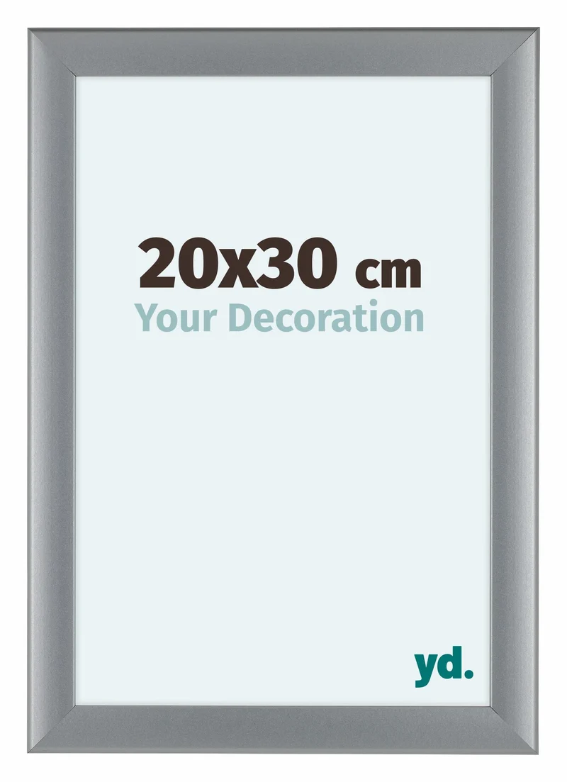 Bilderrahmen 20x30 cm - Silber Matt - MDF - Como