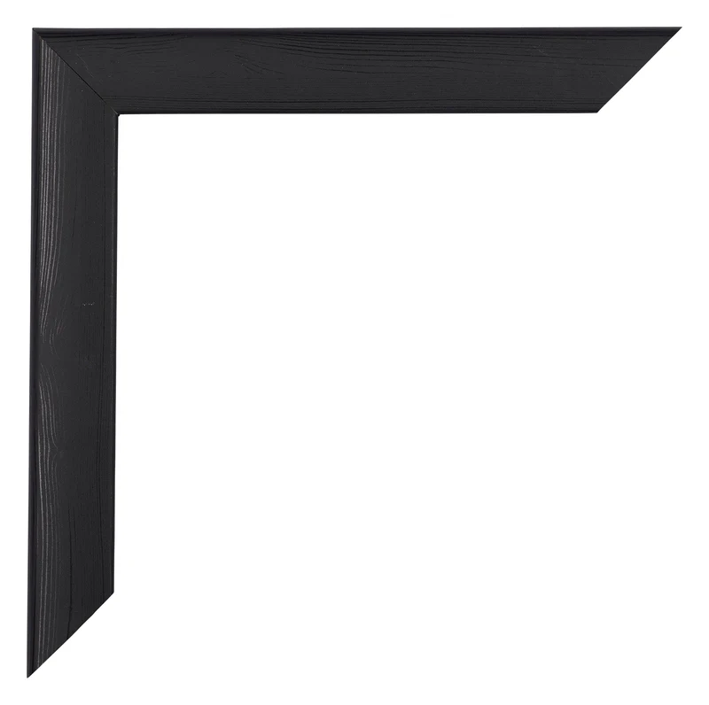 Bilderrahmen 18x24 cm - Schwarz Gemasert - MDF - Como