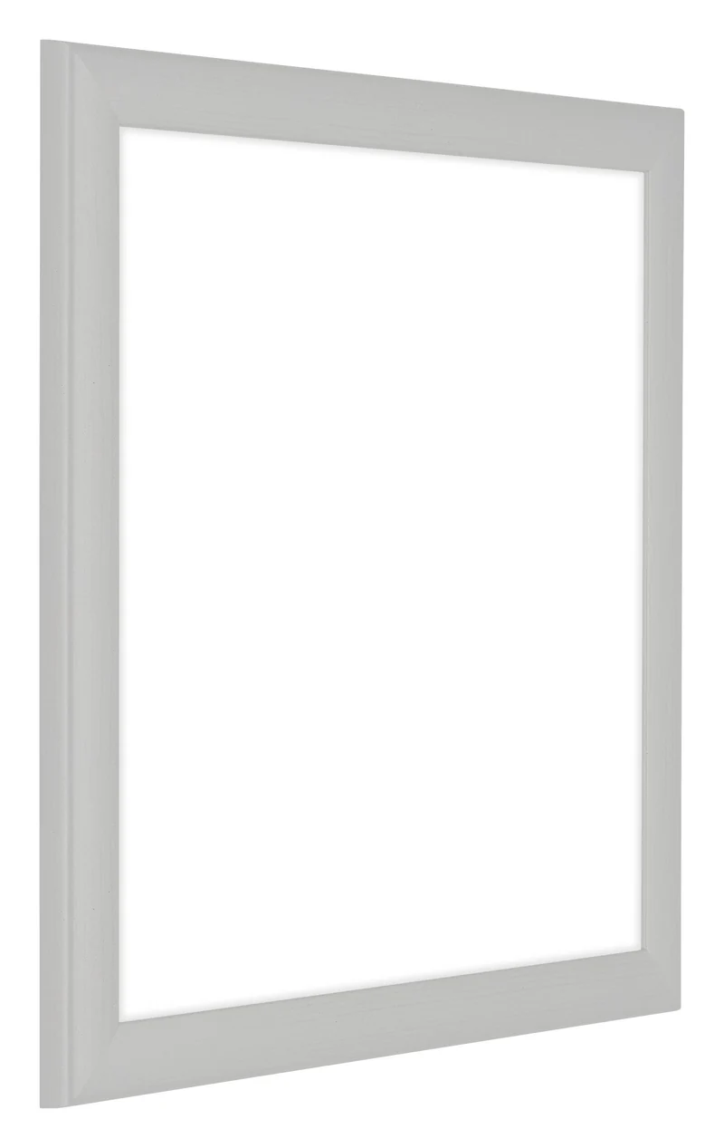 Bilderrahmen 30x30 cm - Weiß Gemasert - MDF - Como