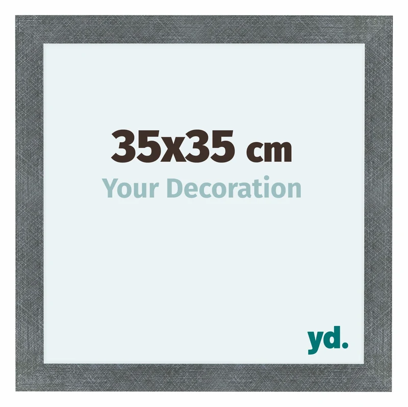 Bilderrahmen 35x35 cm - Eisen Gewischt - MDF - Como