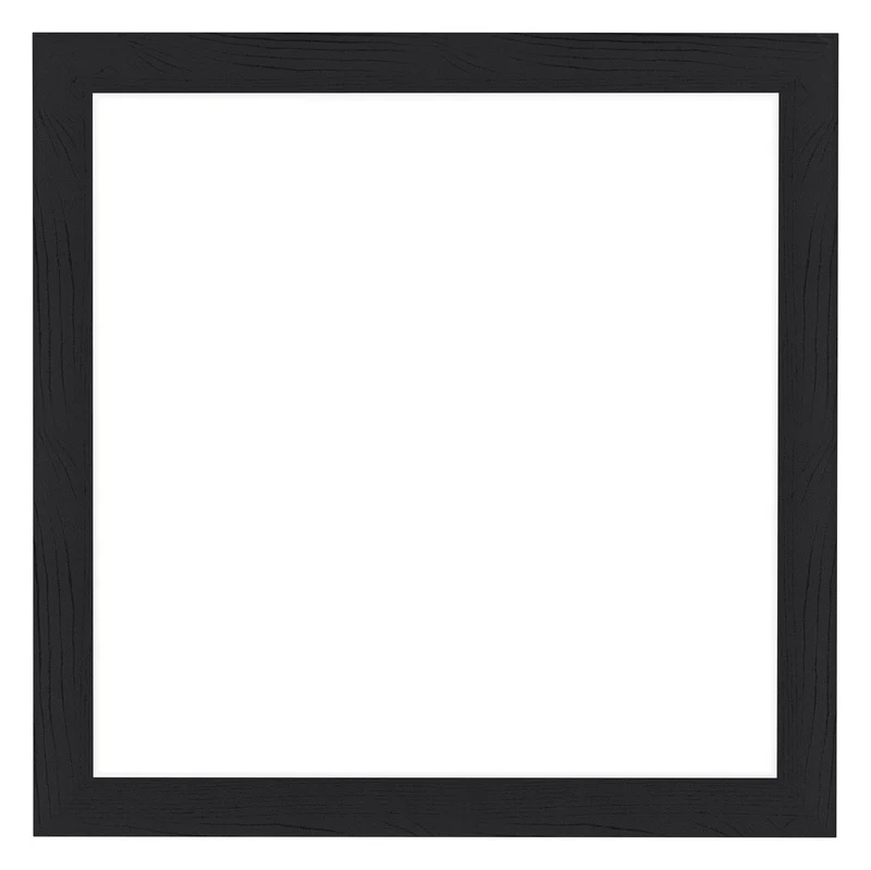 Bilderrahmen 70x70 cm - Schwarz Gemasert - MDF - Como