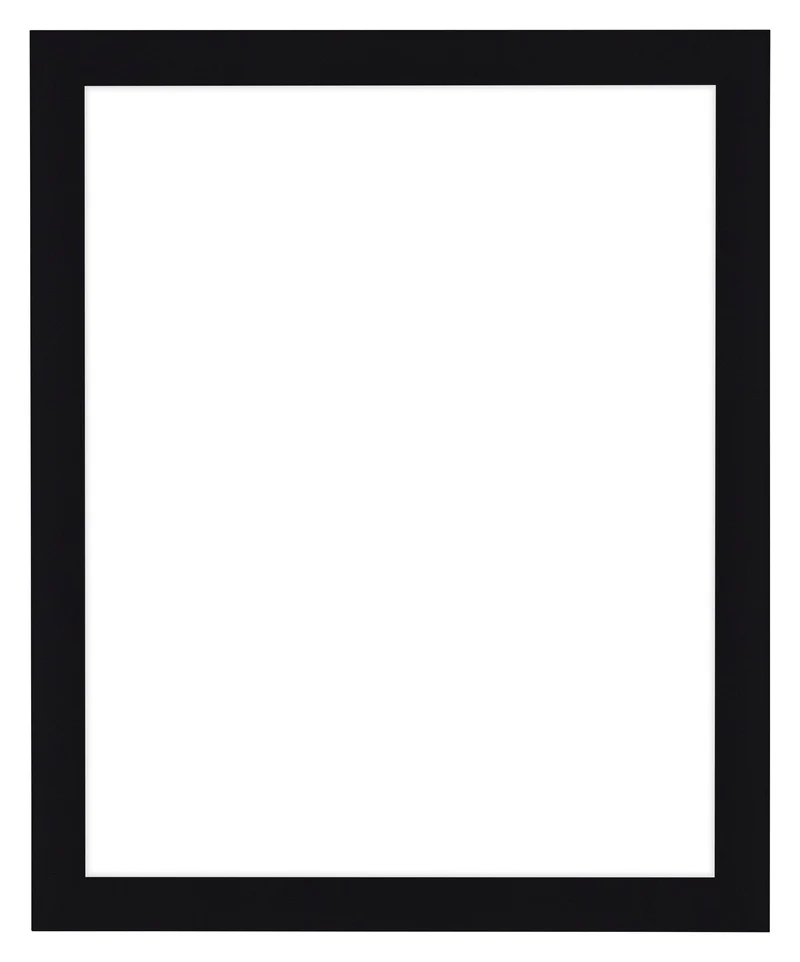Bilderrahmen 70x90 cm - Schwarz Hochglanz - MDF - Como
