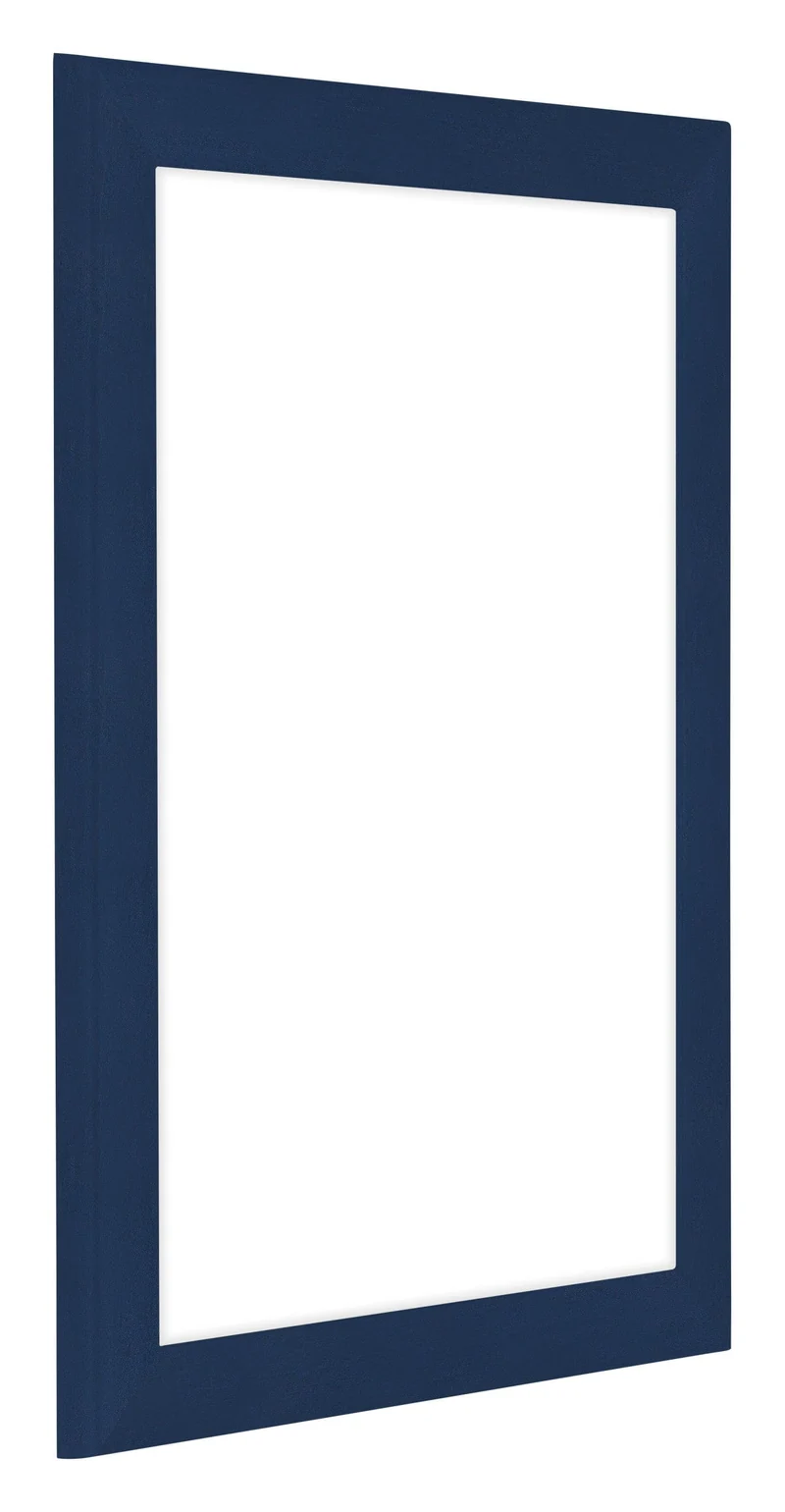 Bilderrahmen 60x80 cm - Dunkelblau Gewischt - MDF - Como