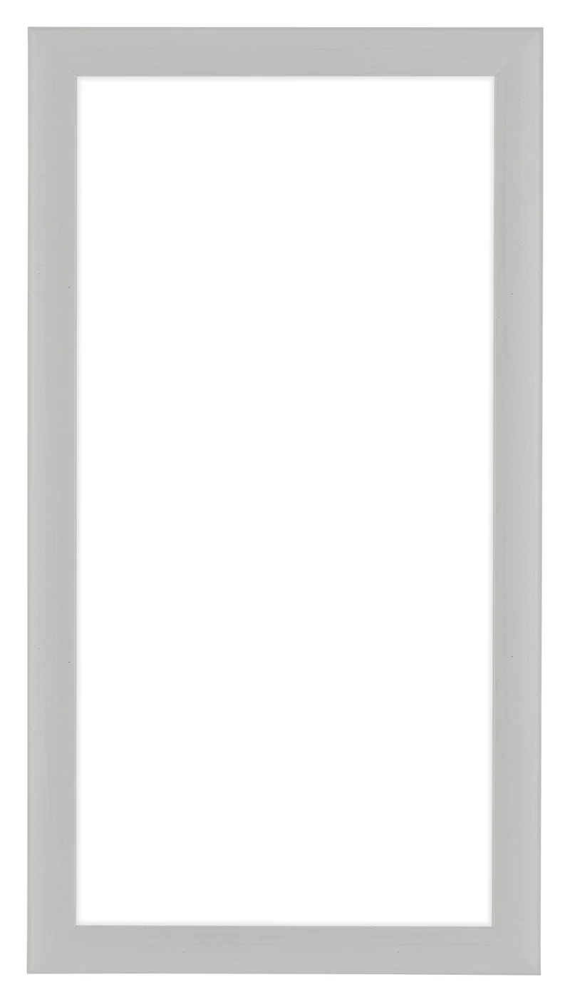 Bilderrahmen 40x70 cm - Weiß Gemasert - MDF - Como