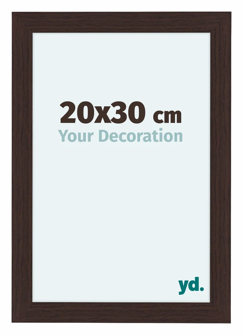 Bilderrahmen 20x30 cm - Eiche Dunkel - MDF - Como