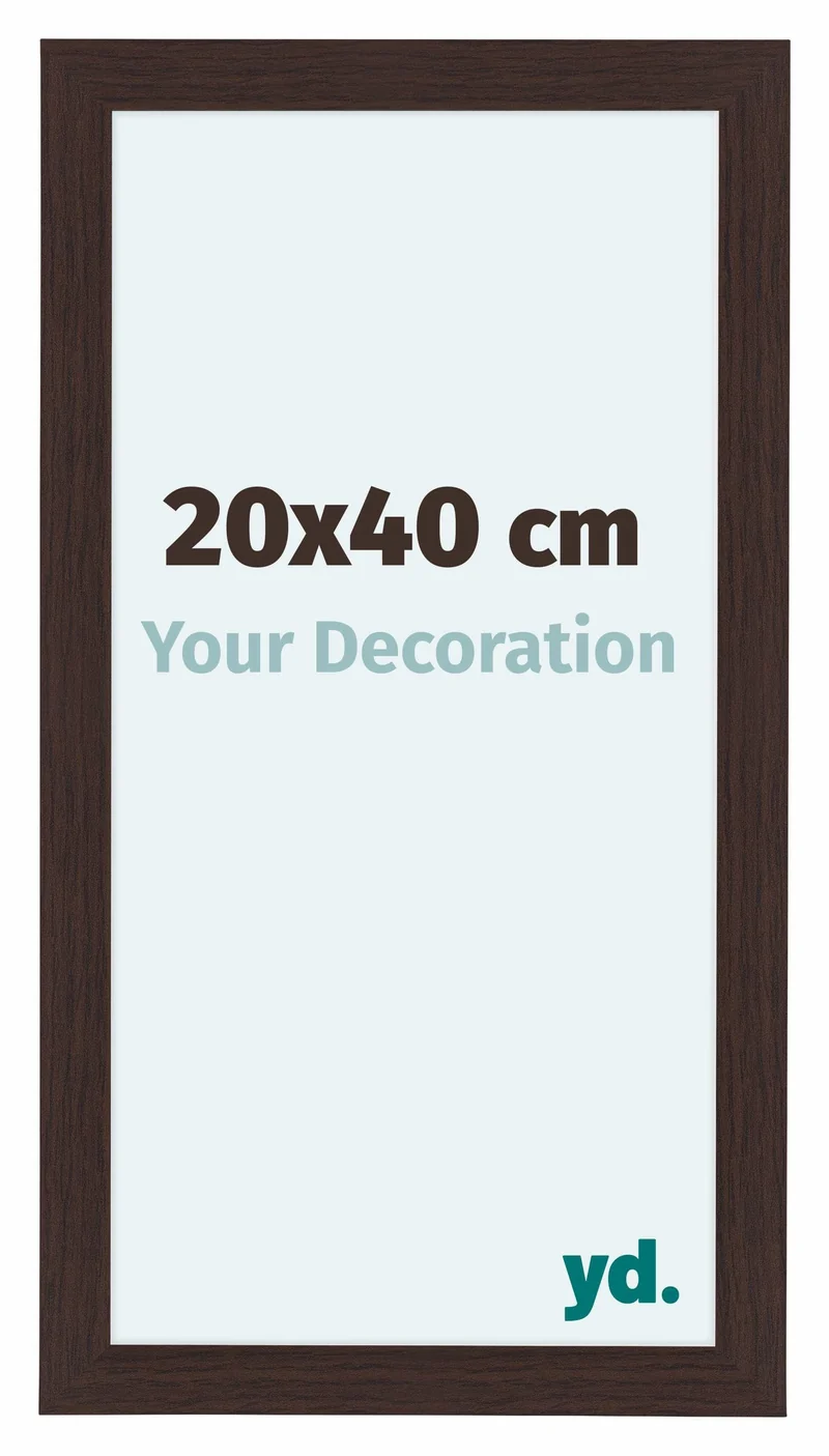 Bilderrahmen 20x40 cm - Eiche Dunkel - MDF - Como