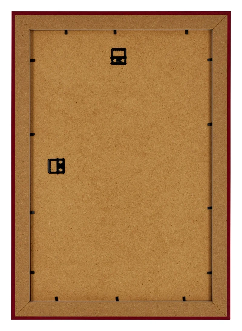 Bilderrahmen 62x93 cm - Weinrot Gewischt - MDF - Como