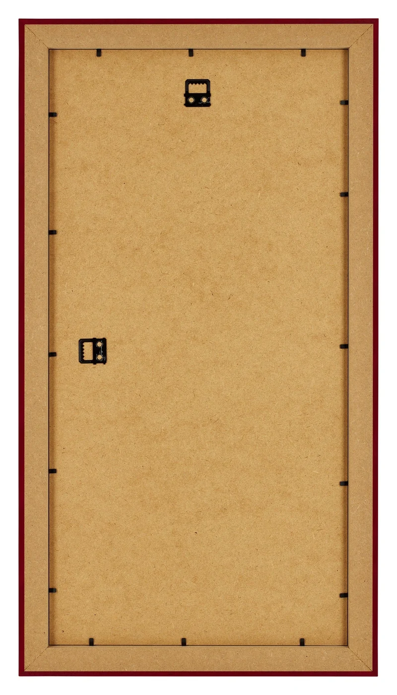 Bilderrahmen 30x60 cm - Weinrot Gewischt - MDF - Como