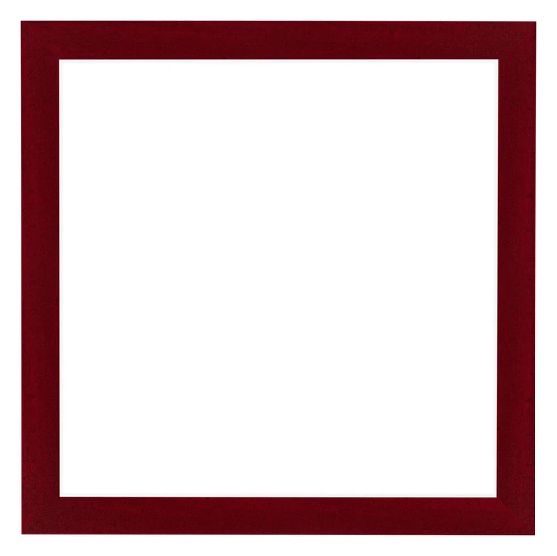 Bilderrahmen 30x30 cm - Weinrot Gewischt - MDF - Como