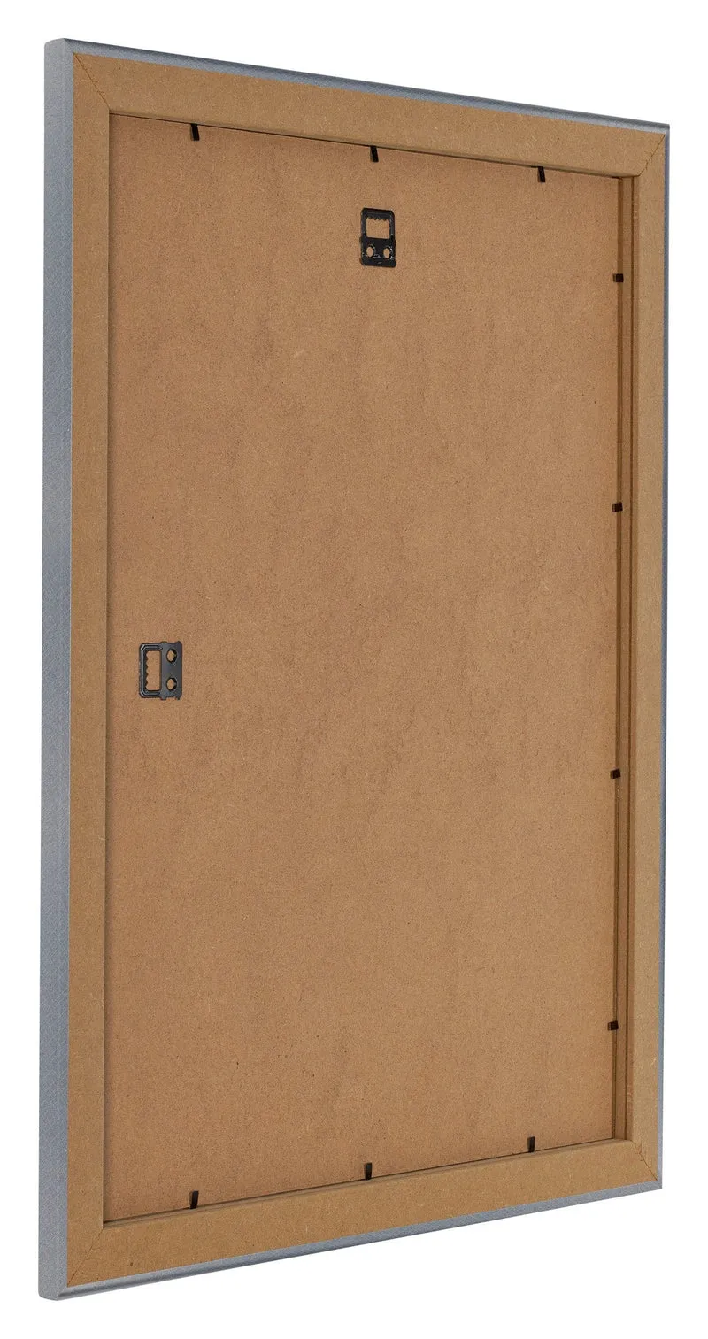 Bilderrahmen 50x60 cm - Aluminium - Gebürstet - MDF - Como