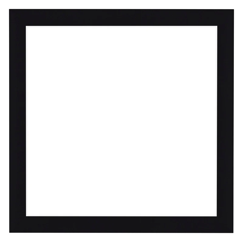 Bilderrahmen 70x70 cm - Schwarz Hochglanz - MDF - Como