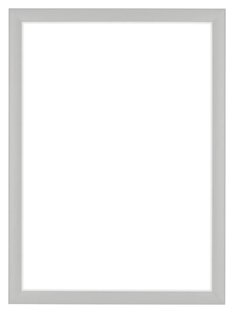 Bilderrahmen 20x28 cm - Weiß Gemasert - MDF - Como