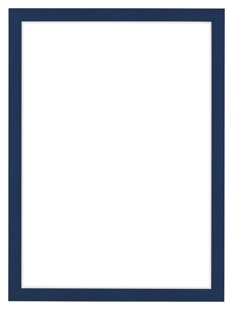 Bilderrahmen A2 - 42x59,4 cm - Dunkelblau Gewischt - MDF - Como