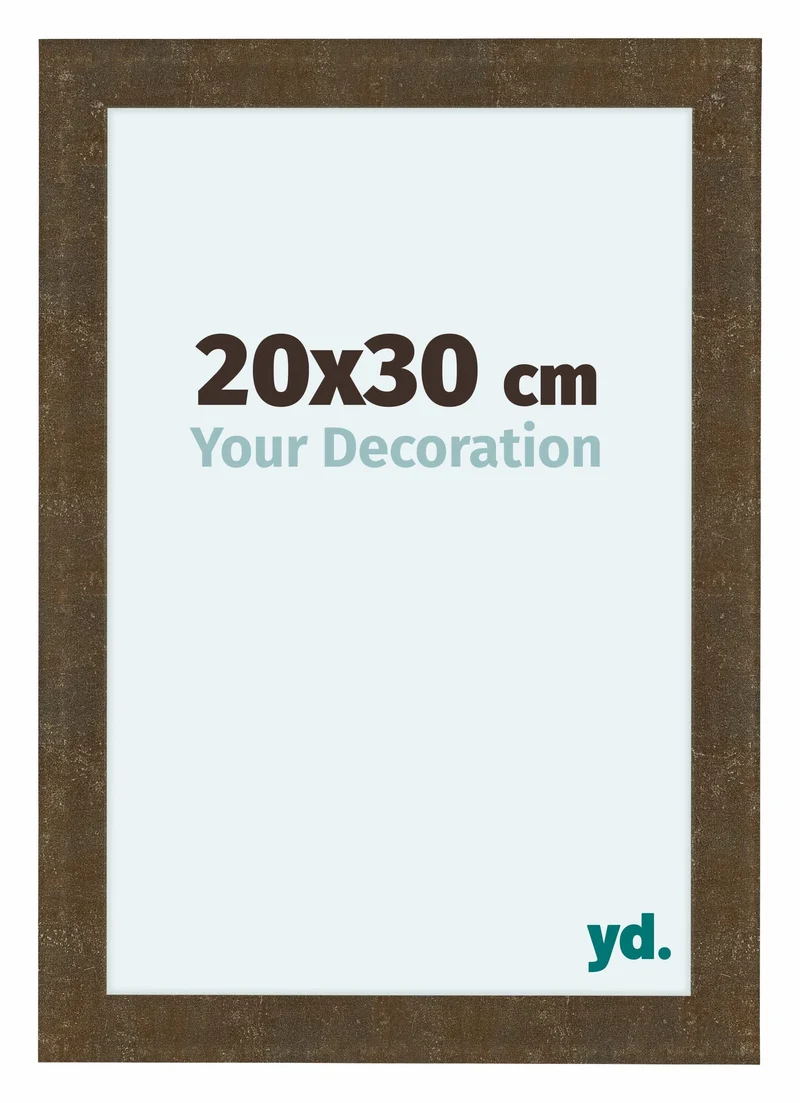 Bilderrahmen 20x30 cm - Gold Antik - MDF - Como