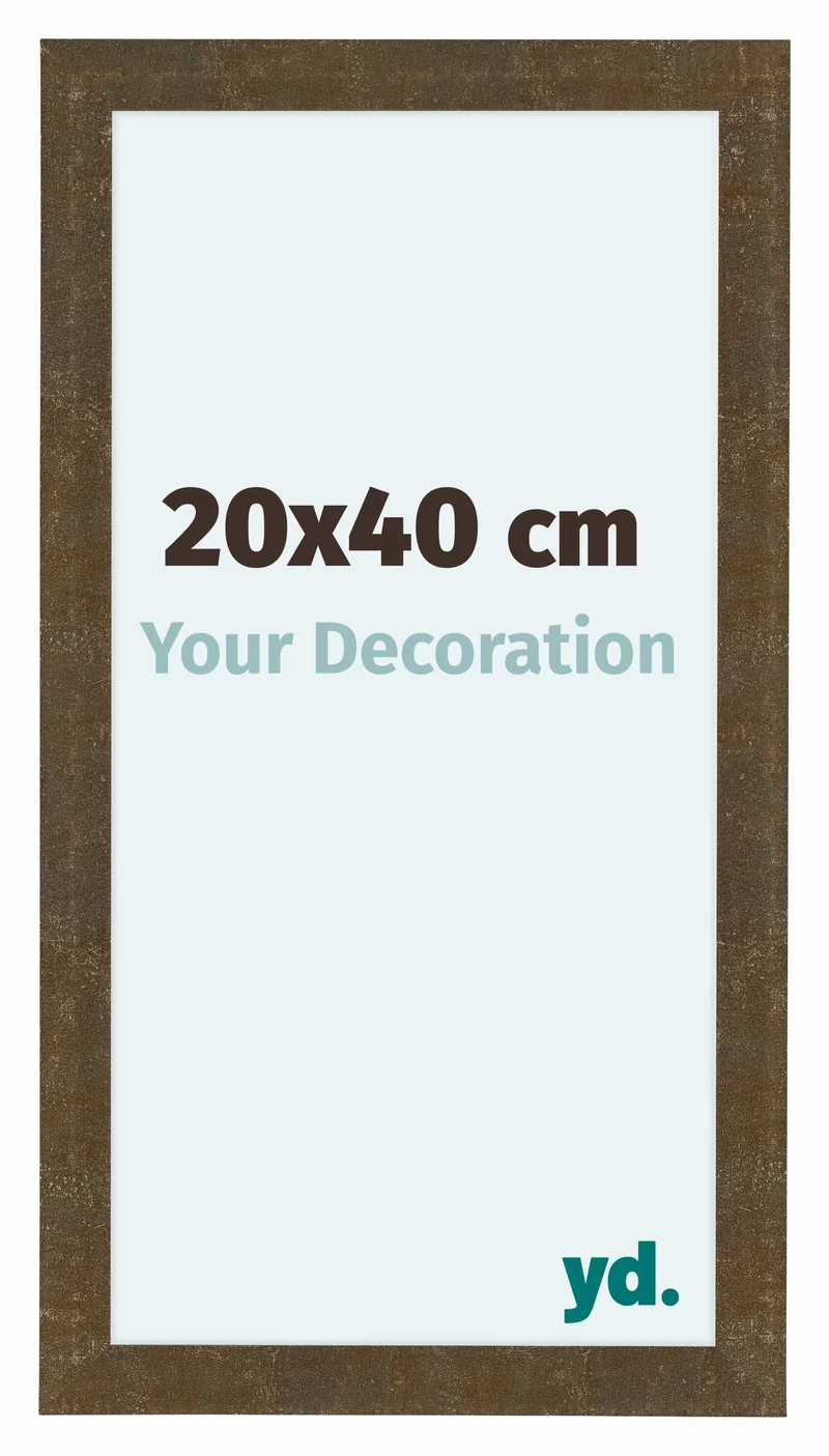 Bilderrahmen 20x40 cm - Gold Antik - MDF - Como