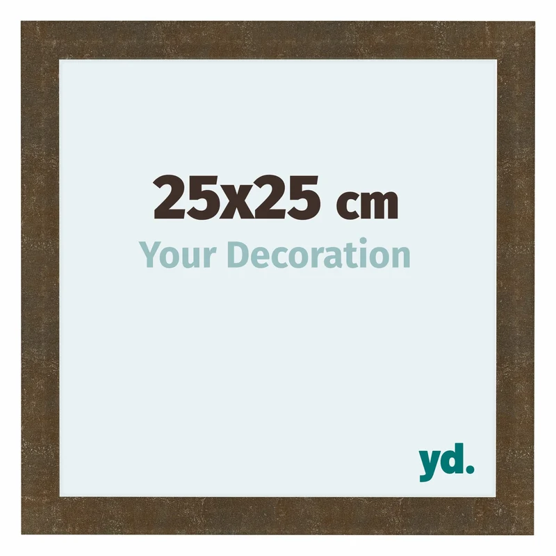 Bilderrahmen 25x25 cm - Gold Antik - MDF - Como