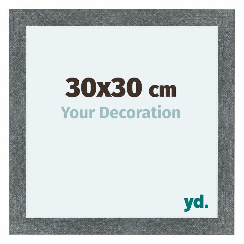Bilderrahmen 30x30 cm - Eisen Gewischt - MDF - Como