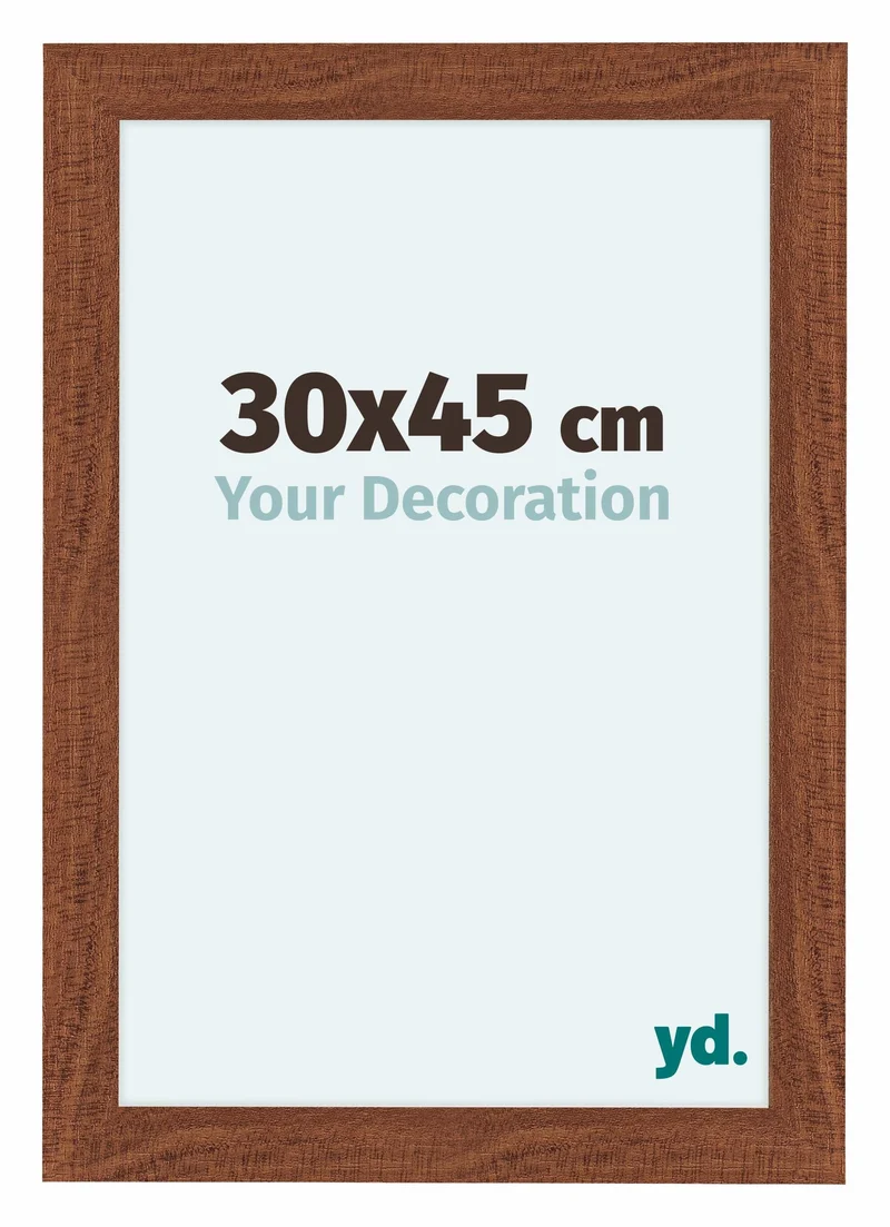 Bilderrahmen 30x45 cm - Nussbaum - MDF - Como