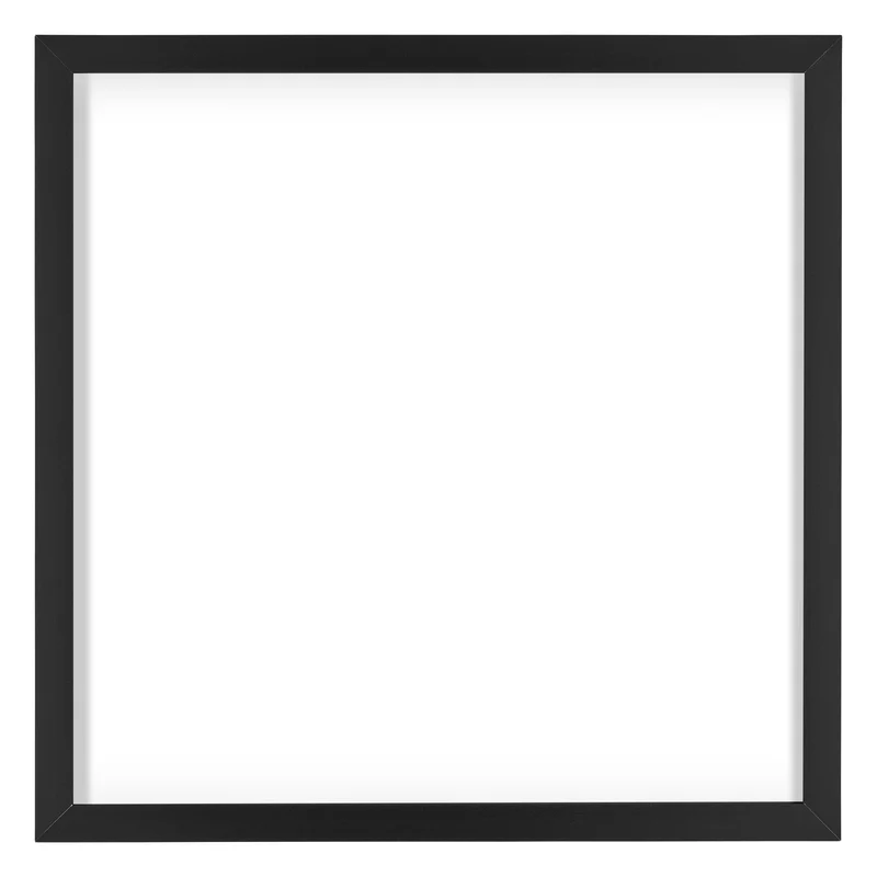 Bilderrahmen 50x50 cm - Schwarz - Aluminium - Virginia