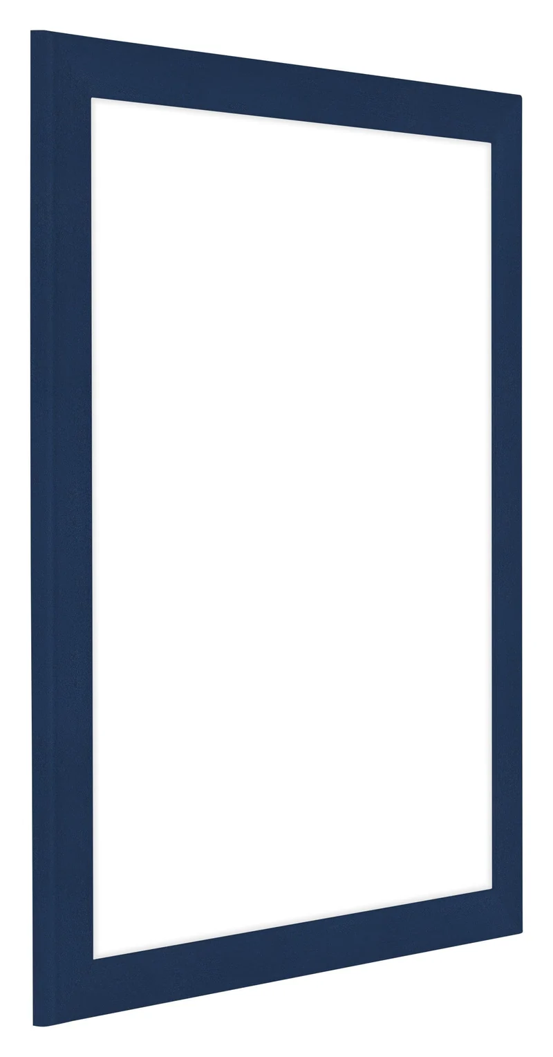 Bilderrahmen 25x30 cm - Dunkelblau Gewischt - MDF - Como