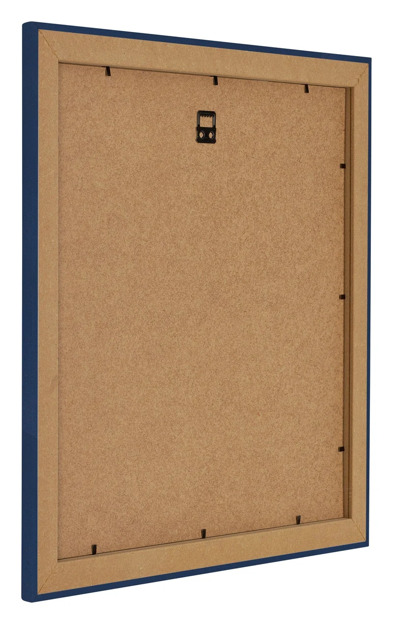 Bilderrahmen 25x25 cm - Dunkelblau Gewischt - MDF - Como