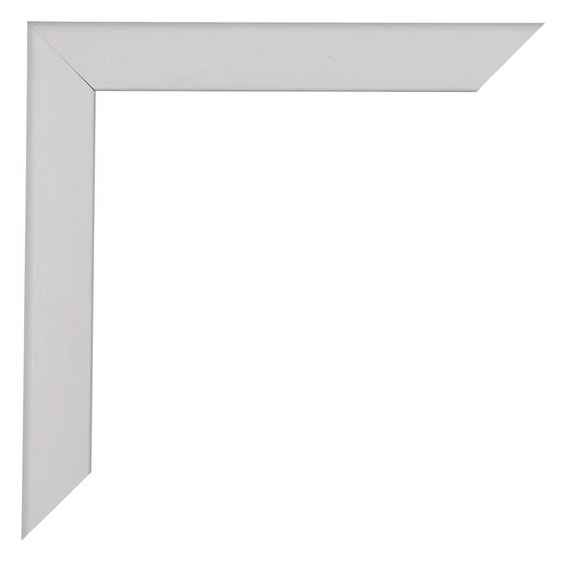 Bilderrahmen 45x60 cm - Weiß Gemasert - MDF - Como