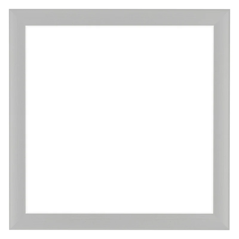 Bilderrahmen 35x35 cm - Weiß Gemasert - MDF - Como