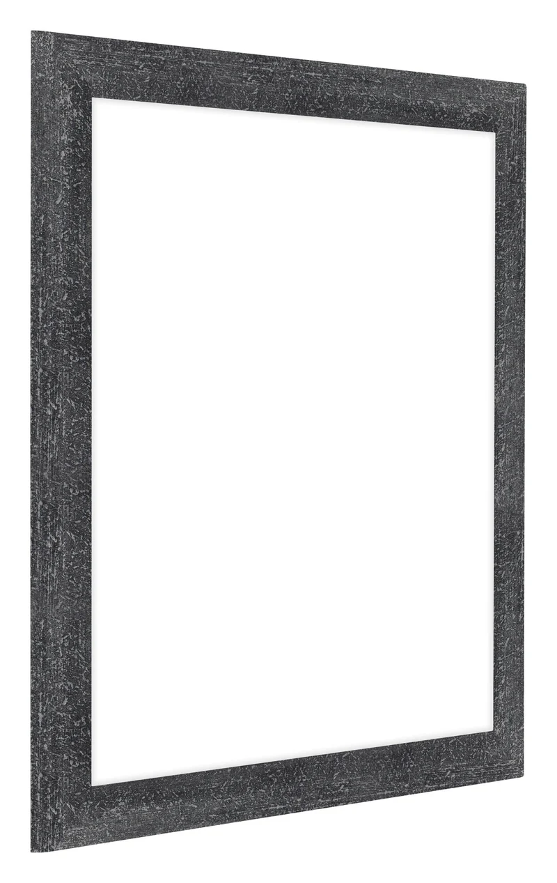 Bilderrahmen 35x35 cm - Grau Gewischt - MDF - Como