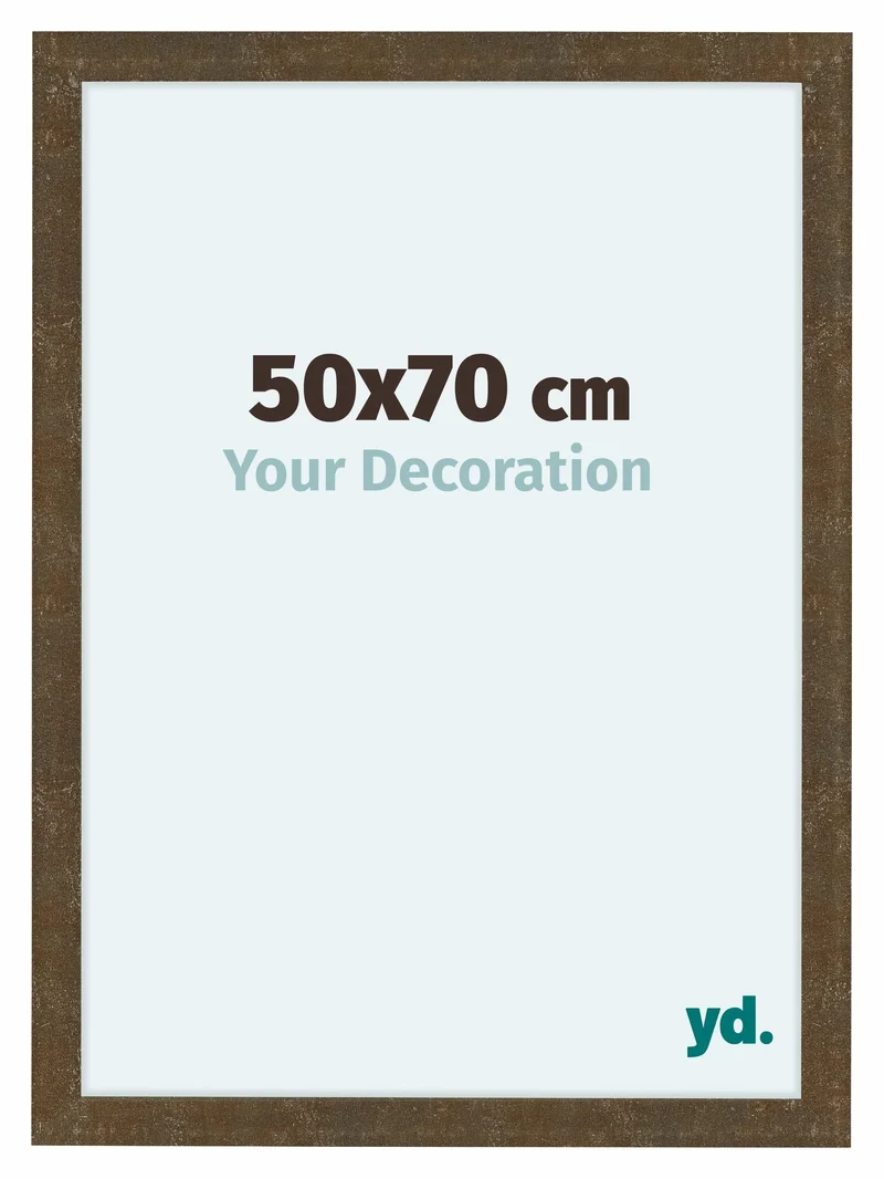 Bilderrahmen 50x70 cm - Gold Antik - MDF - Como