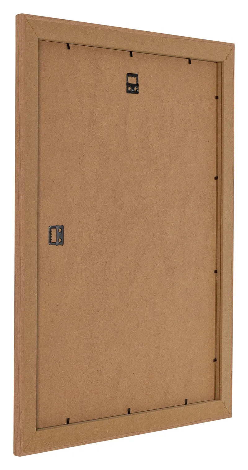 Bilderrahmen 20x25 cm - Nussbaum Hell - MDF - Como