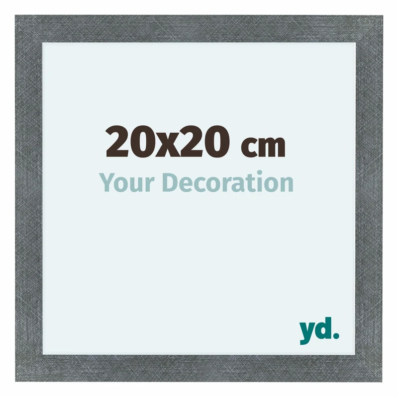 Bilderrahmen 20x20 cm - Eisen Gewischt - MDF - Como
