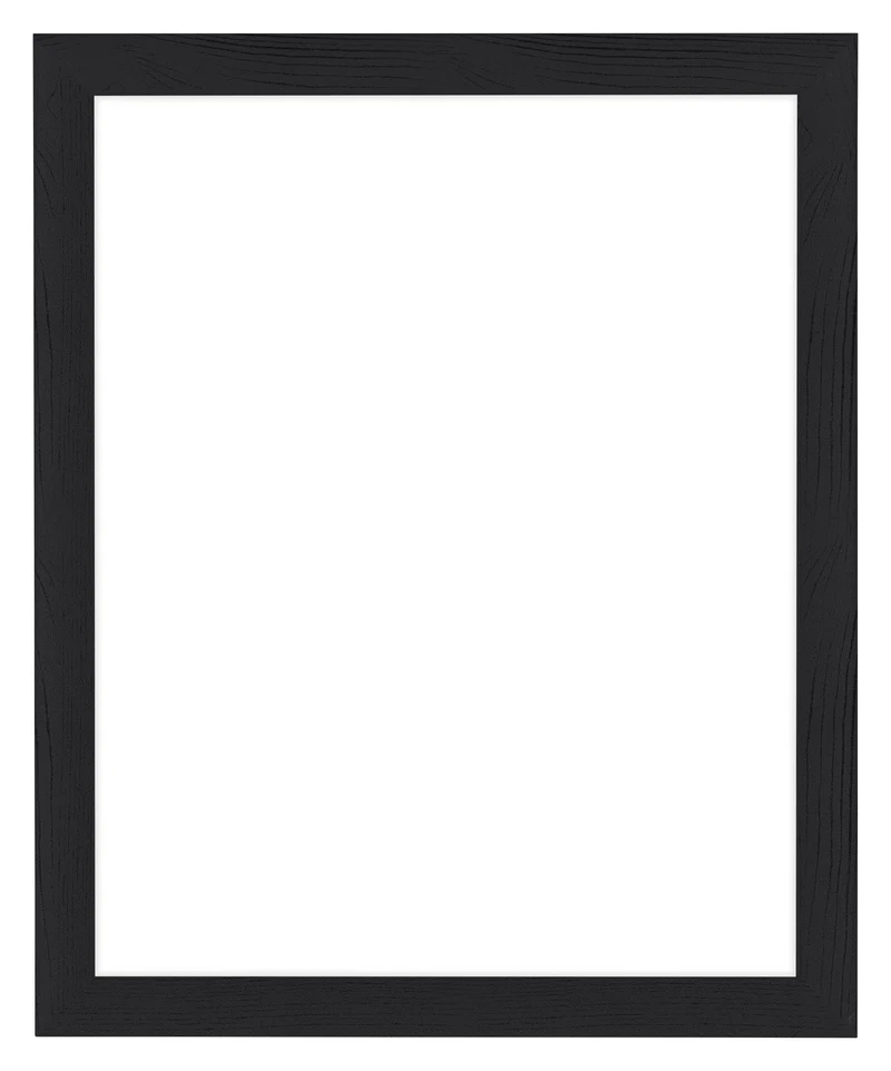 Bilderrahmen 40x55 cm - Schwarz Gemasert - MDF - Como