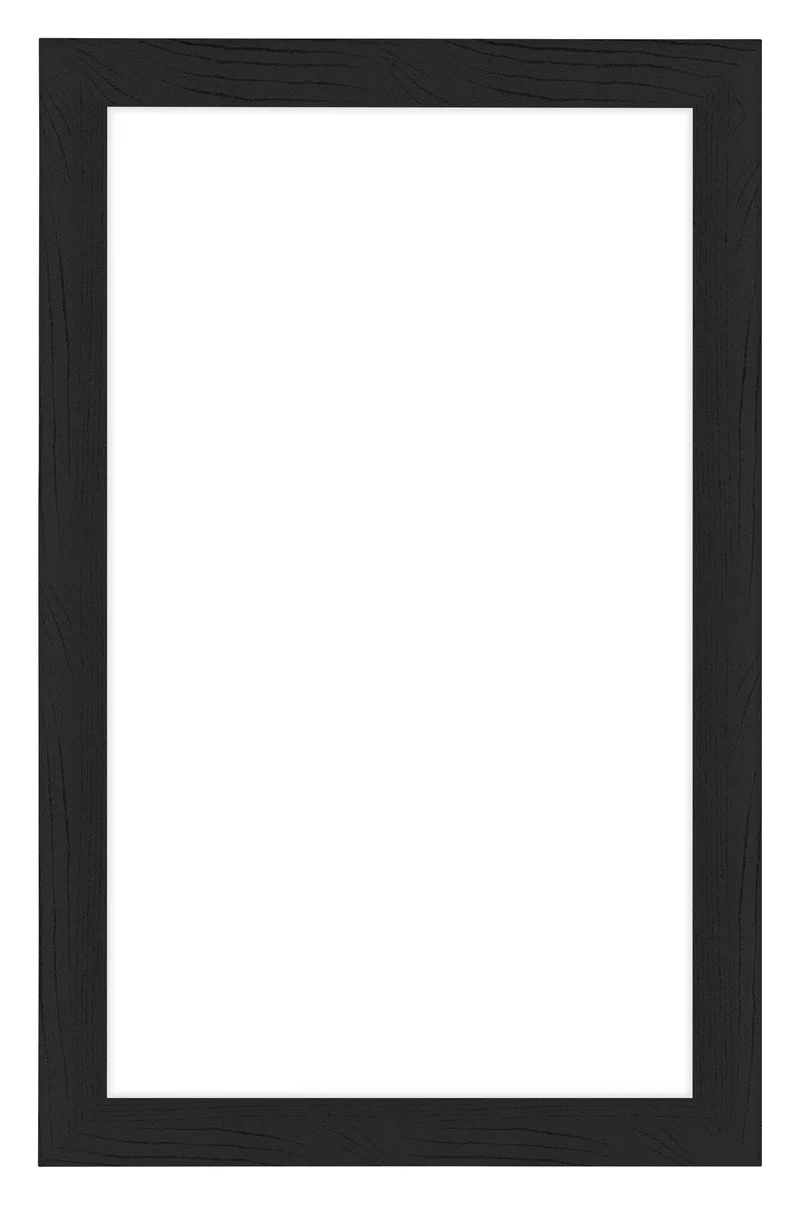 Bilderrahmen 30x50 cm - Schwarz Gemasert - MDF - Como