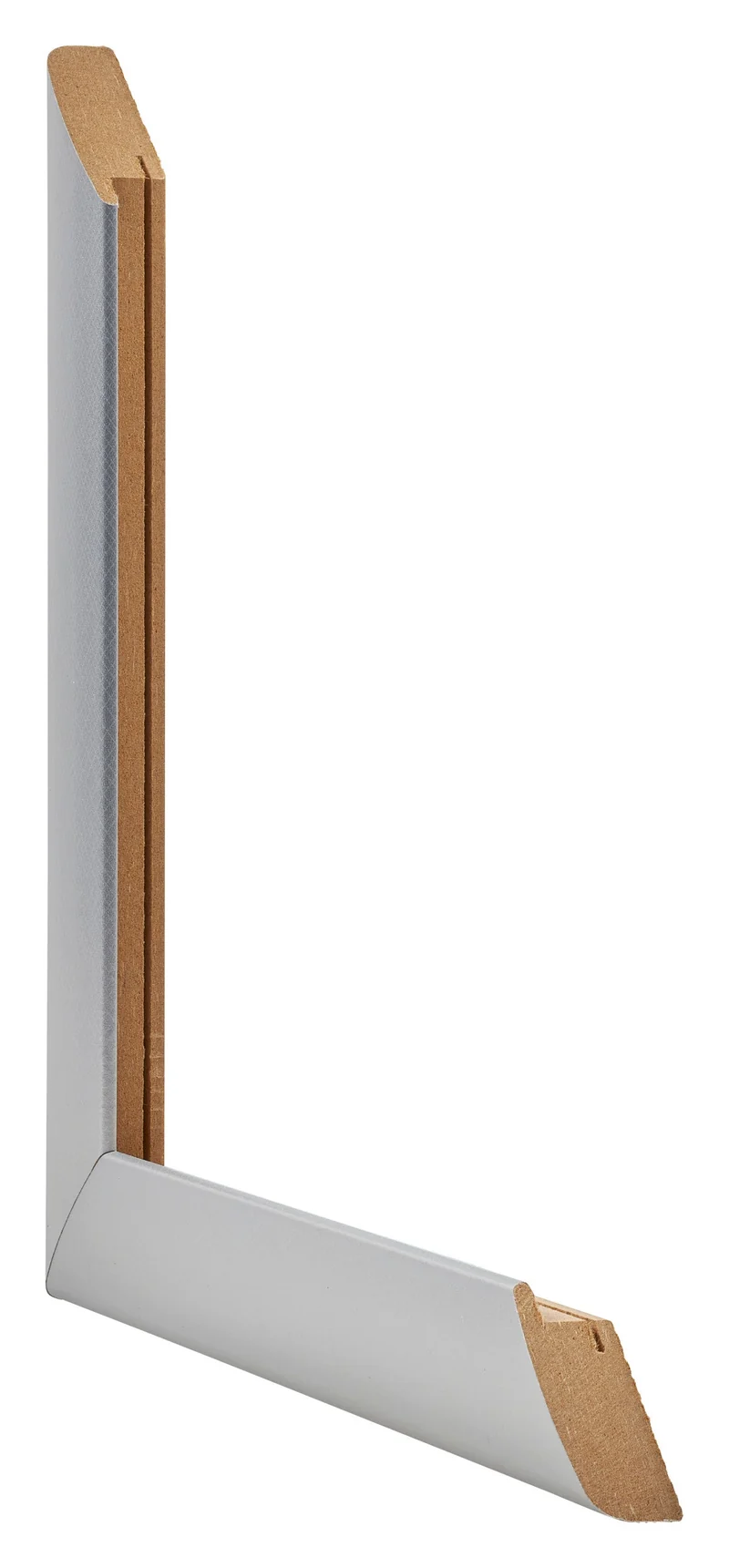 Bilderrahmen 61x91,5 cm - Aluminium - Gebürstet - MDF - Como