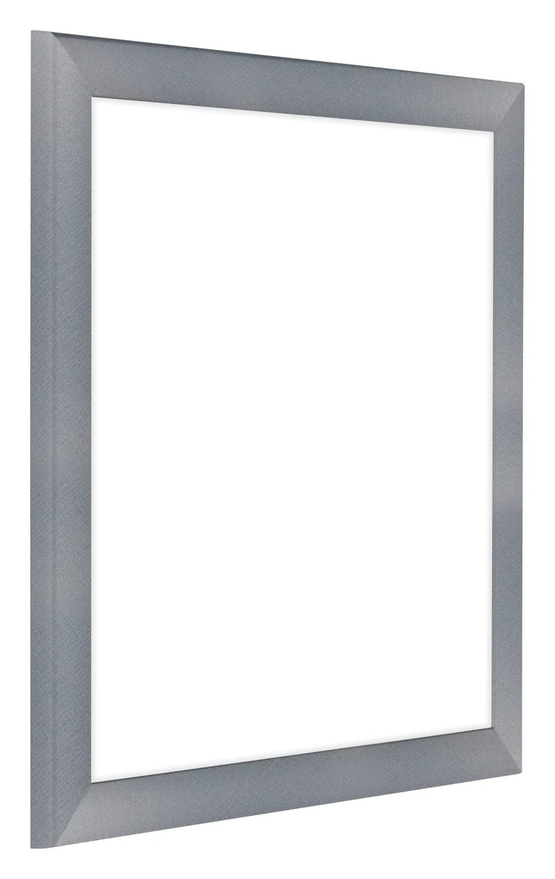 Bilderrahmen 70x70 cm - Aluminium - Gebürstet - MDF - Como