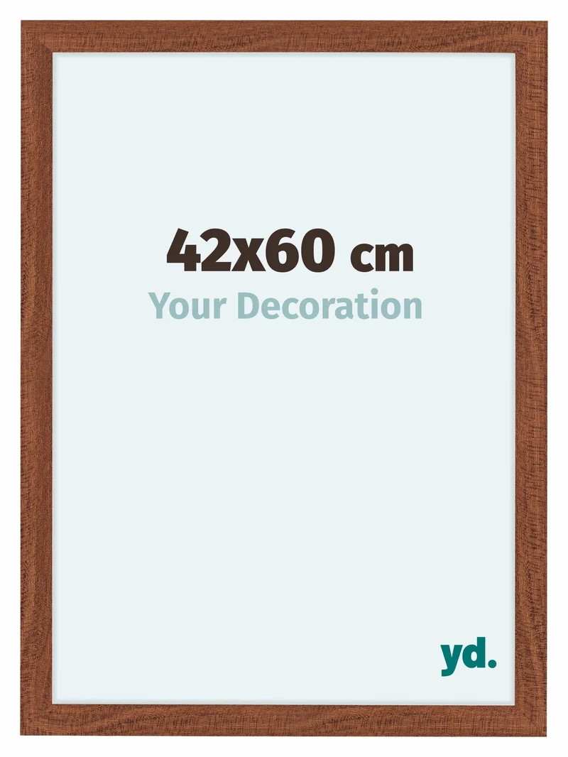 Bilderrahmen 42x60 cm - Nussbaum - MDF - Como