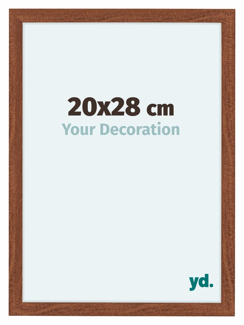Bilderrahmen 20x28 cm - Nussbaum - MDF - Como