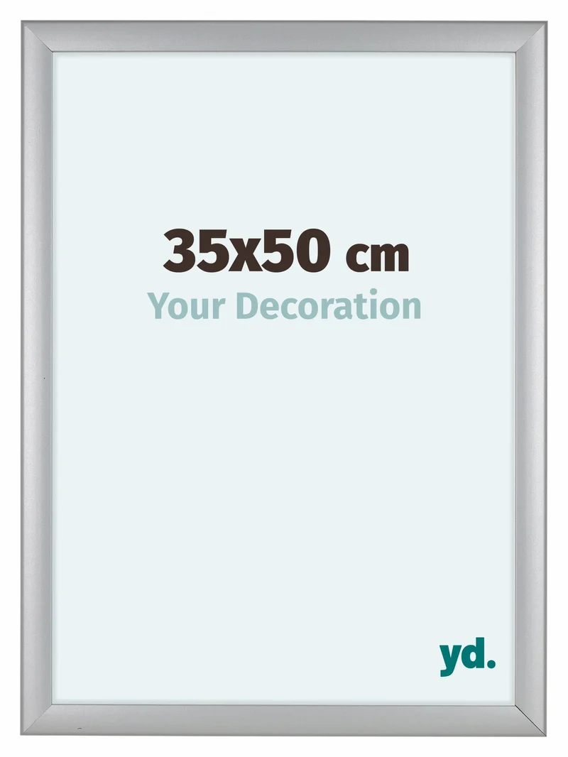 Bilderrahmen 35x50 cm - Silber Matt - MDF - Como