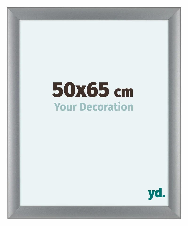 Bilderrahmen 50x65 cm - Silber Matt - MDF - Como