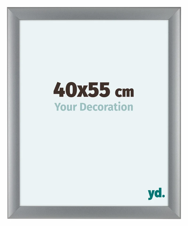 Bilderrahmen 40x55 cm - Silber Matt - MDF - Como