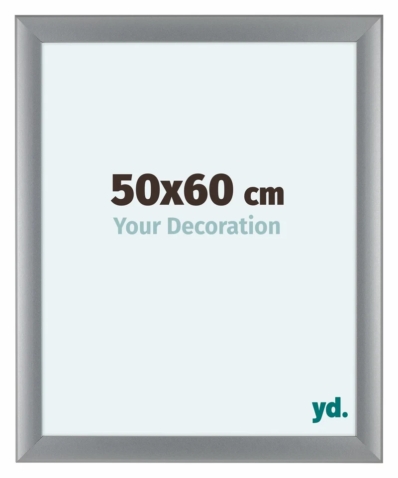 Bilderrahmen 50x60 cm - Silber Matt - MDF - Como