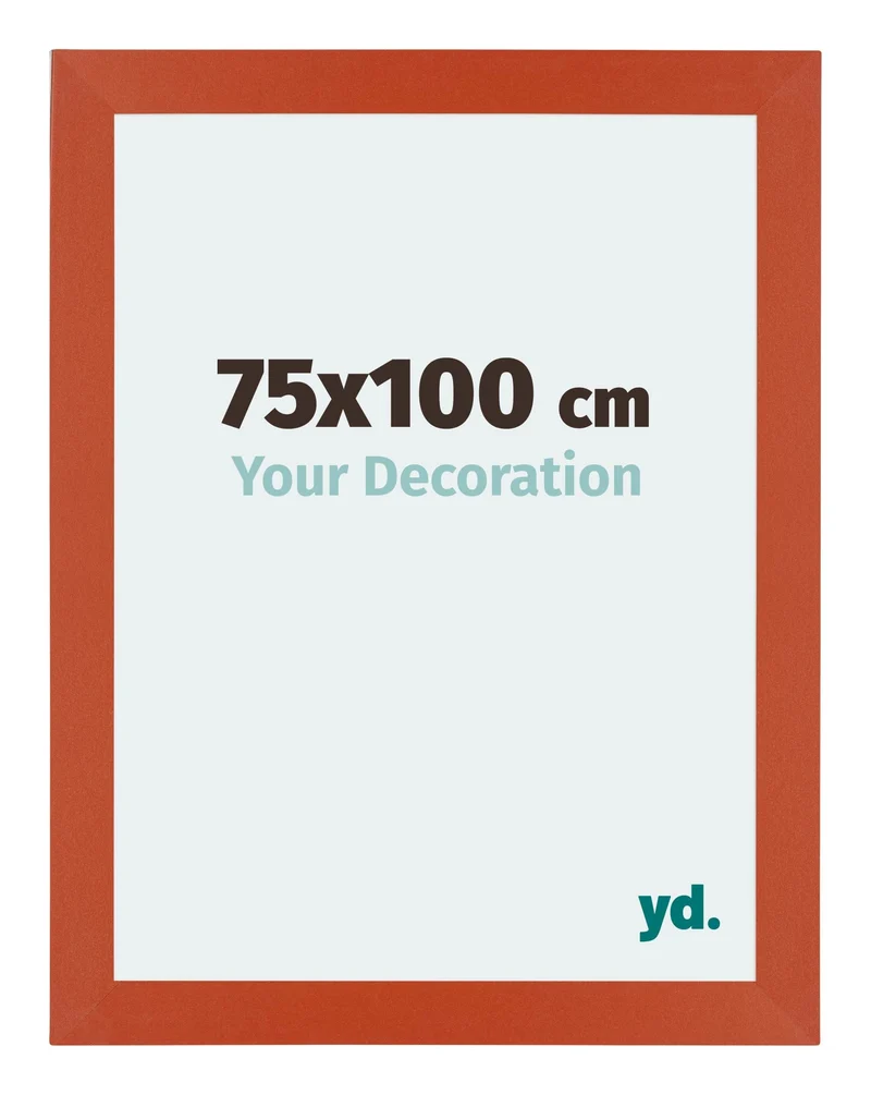 Bilderrahmen 75x100 cm - Orange - MDF - Mura