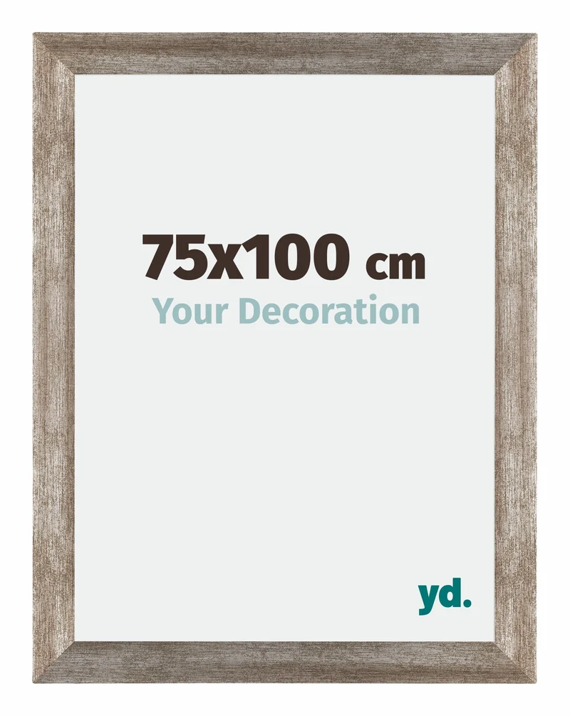 Bilderrahmen 75x100 cm - Metall Vintage - MDF - Mura