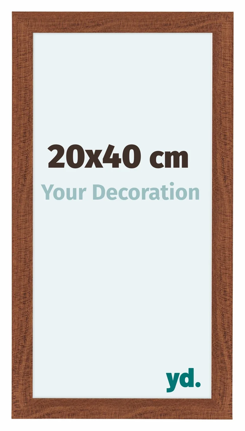 Bilderrahmen 20x40 cm - Nussbaum - MDF - Como